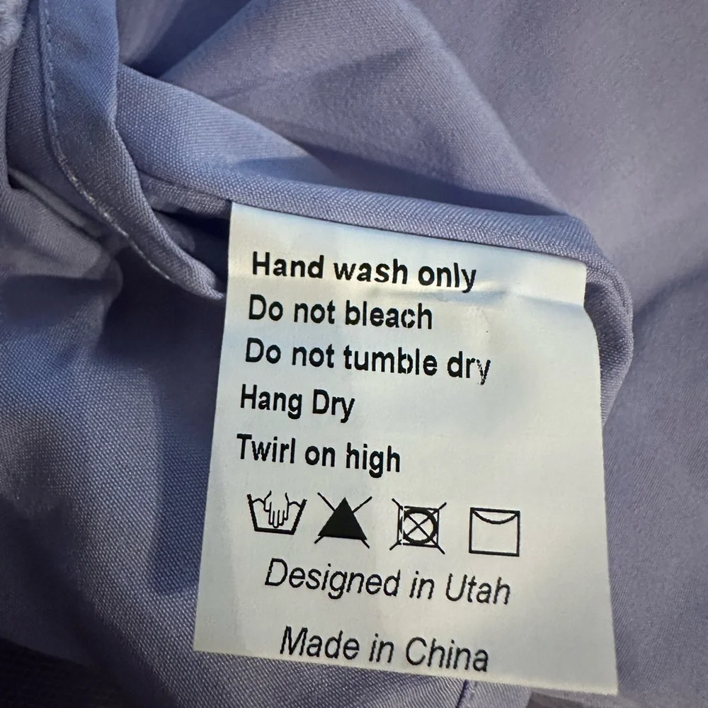 Jessakae embroidered lilac Darla dress size L - Picture 14 of 15